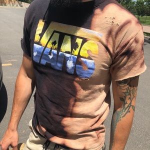 Unisex Vans distressed Tee